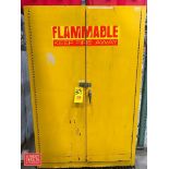 Flammable Liquid Storage Cabinet: 65” x 44" x 18” - Rigging Fee: $75