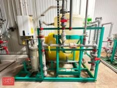 CIP Skid with Heritage Cone-Bottom Tank, 3 HP Pump and Shelco S/S Filter