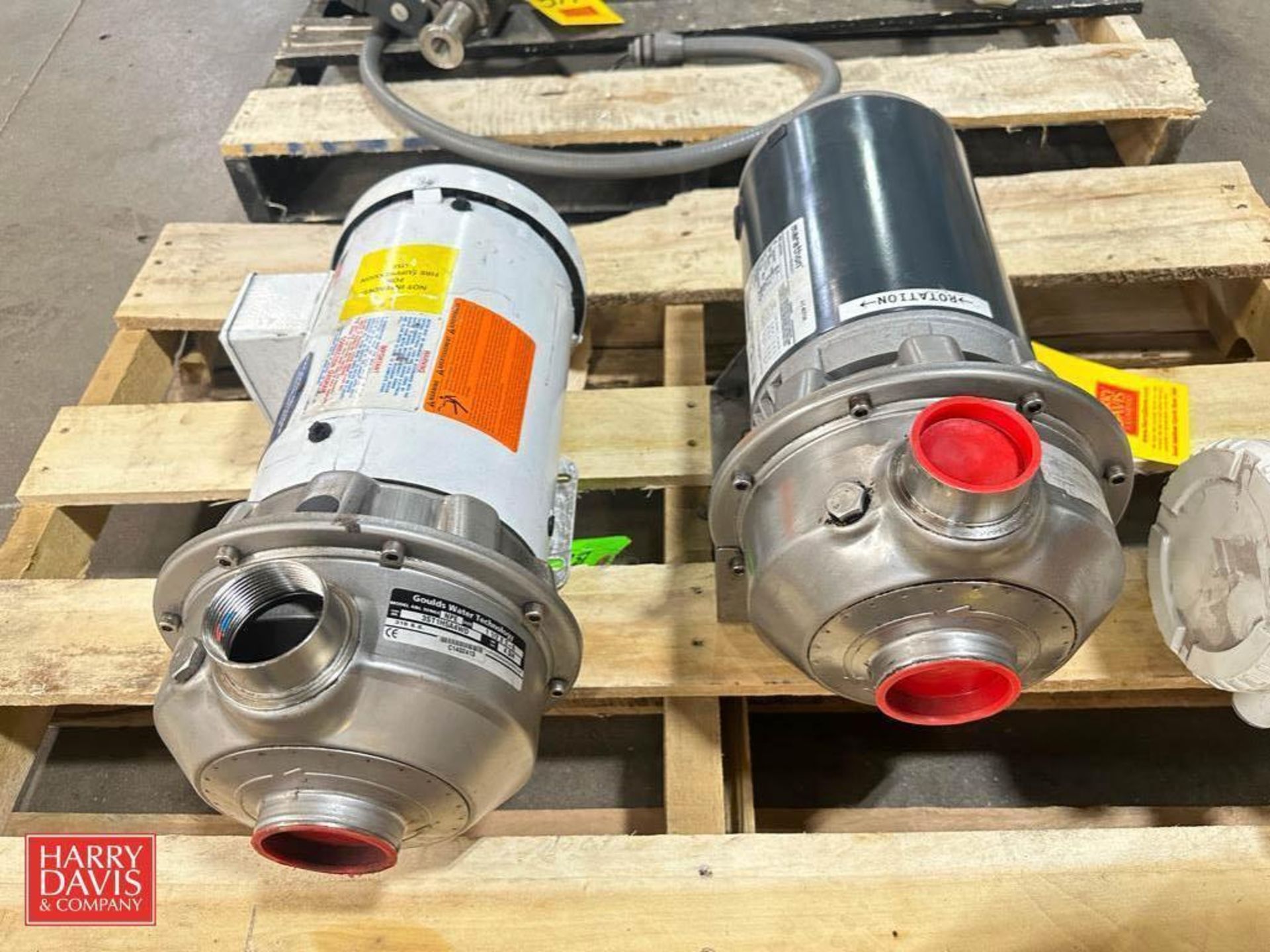 NEW Goulds 3 HP Water Pumps - Rigging Fee: $100