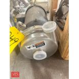 Waukesha Cherry-Burrell Centrifugal Pump, Model: 2065LV, S/N: 30119002 with Baldor 5 HP 1,725 RPM Mo