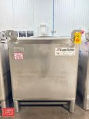SuperTainer 350 Gallon S/S IBC Tote, S/N: 1904770533 with S/S Butterfly Valve - Rigging Fee: $125