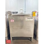 SuperTainer 350 Gallon S/S IBC Tote, S/N: 1904770533 with S/S Butterfly Valve - Rigging Fee: $125