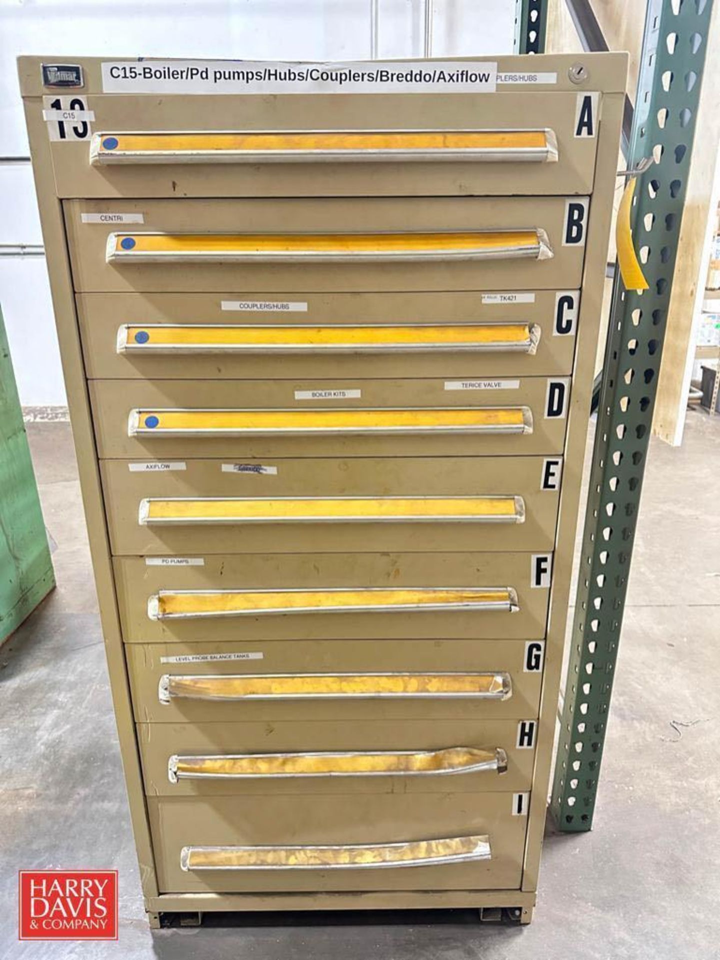 Vidmar and other 16, 11 and 9-Drawer Tool Cabinets - Rigging Fee: $125 - Image 2 of 2