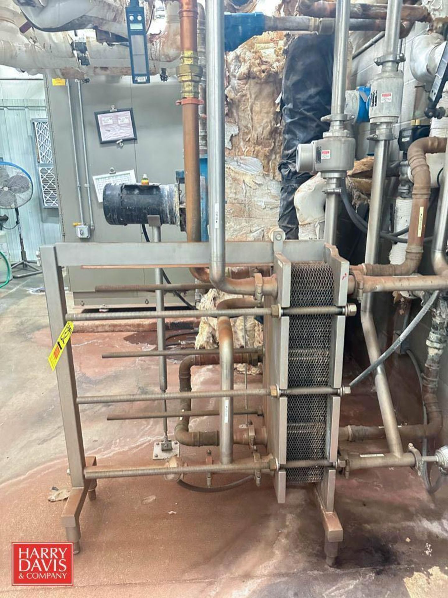 2019 AGC S/S Plate Heat Exchanger, Model: PRO2XPL, S/N: 2019269 with (2) Endress+Hauser ProMag H Mag
