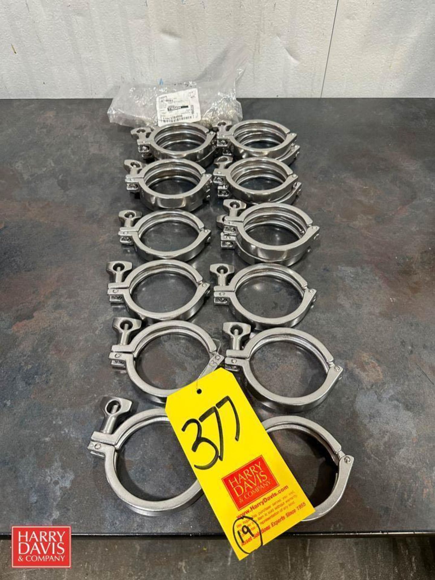 NEW 3" S/S Clamps - Rigging Fee: $10