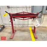 Central Machinery 38” Metal Brake with Stand - Rigging Fee: $150