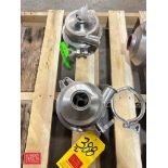 Waukesha Cherry-Burrell 2” x 1.5” S/S Clamp-Type Pump Heads - Rigging Fee: $30