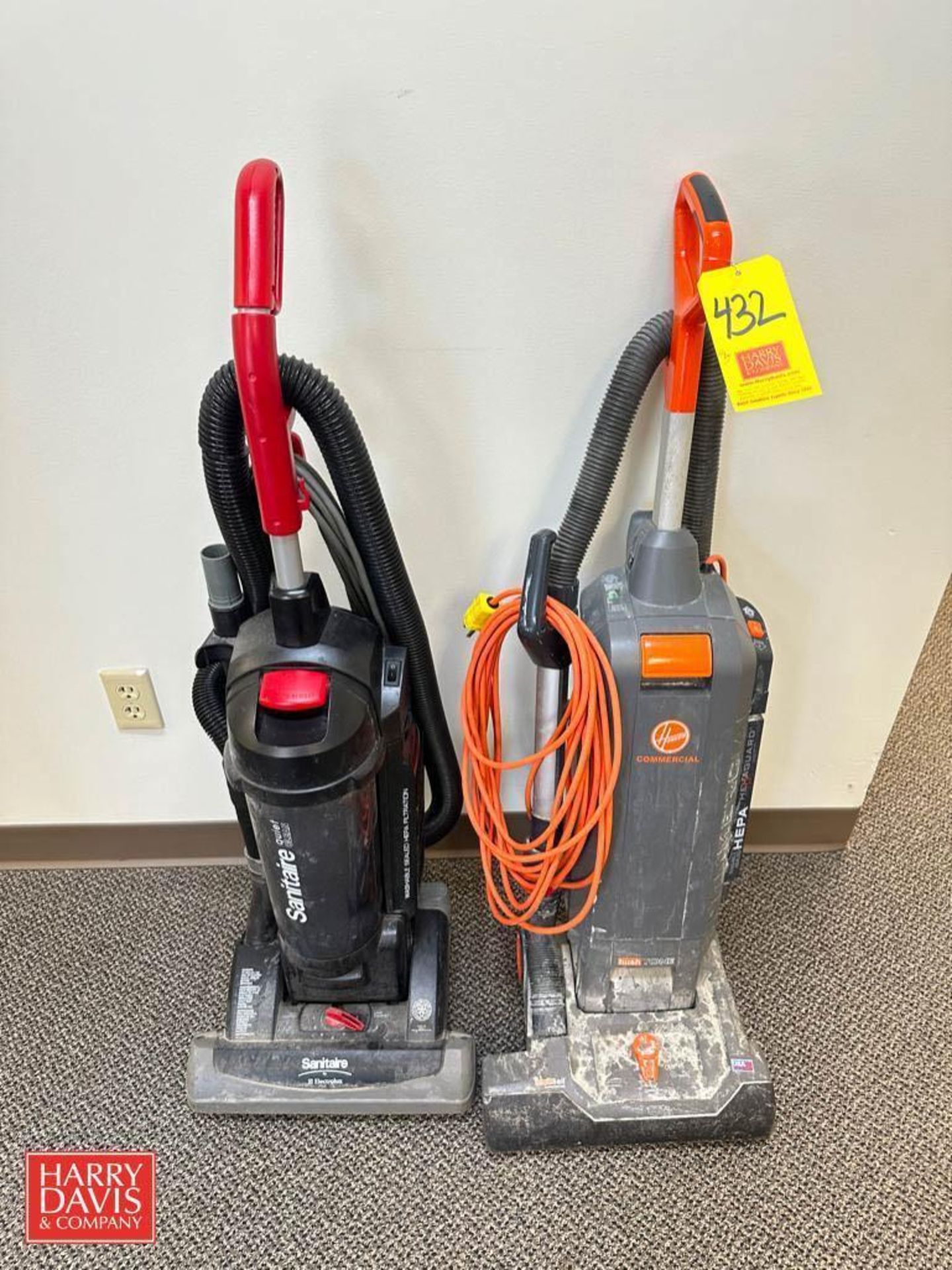 Hoover and Sanitaire Vacuum Cleaners - Rigging Fee: $20