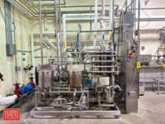 AGC Skid Mounted Pasteurizer, Including: AGC 3-Zone S/S Plate Heat Exchanger, Model: PROZSH