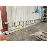 40’ Aluminum Extension Ladder - Rigging Fee: $25