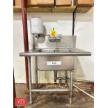 S/S Wash Sink - Rigging Fee: $125