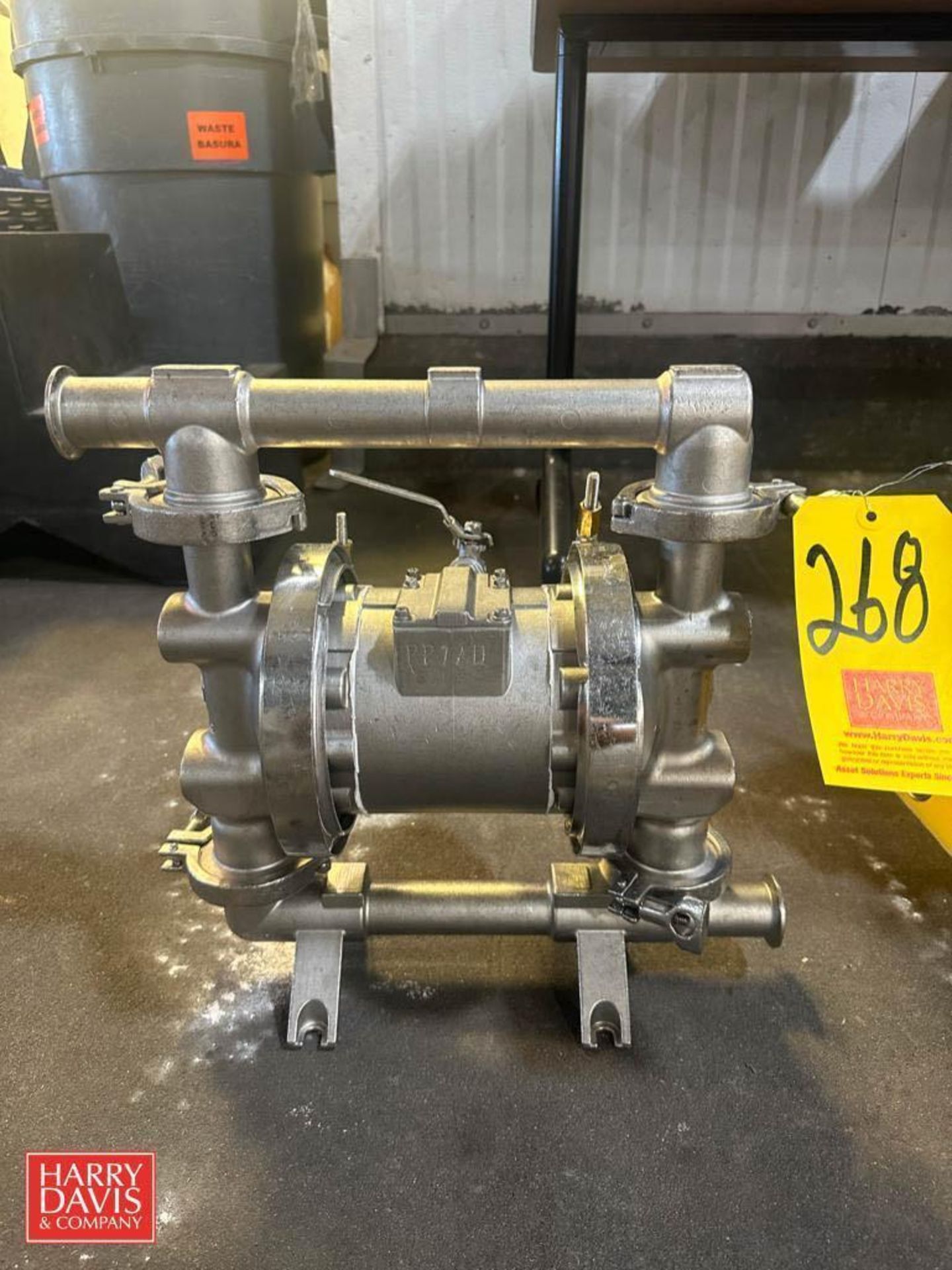 S/S Diaphragm Pump - Rigging Fee: $150