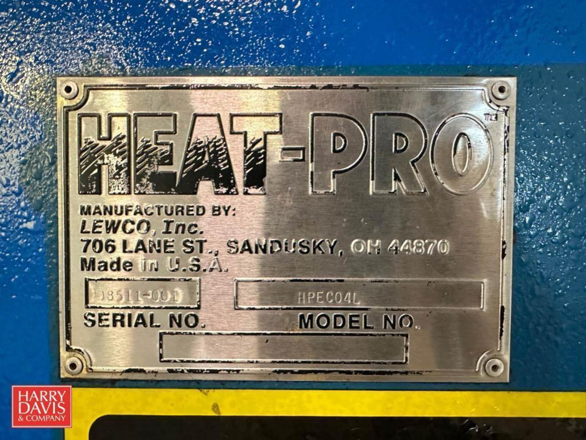 Heat-Pro Hot Box, Model: HPEC04L, S/N: 08511-001 - Rigging Fee: $200 - Image 2 of 2