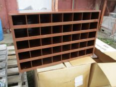 (4) NEW Lawson Parts Bins: (40) 4" x 3" Bins: Overall Dimensions: 35.5" Length x 21.5" Height x 12"