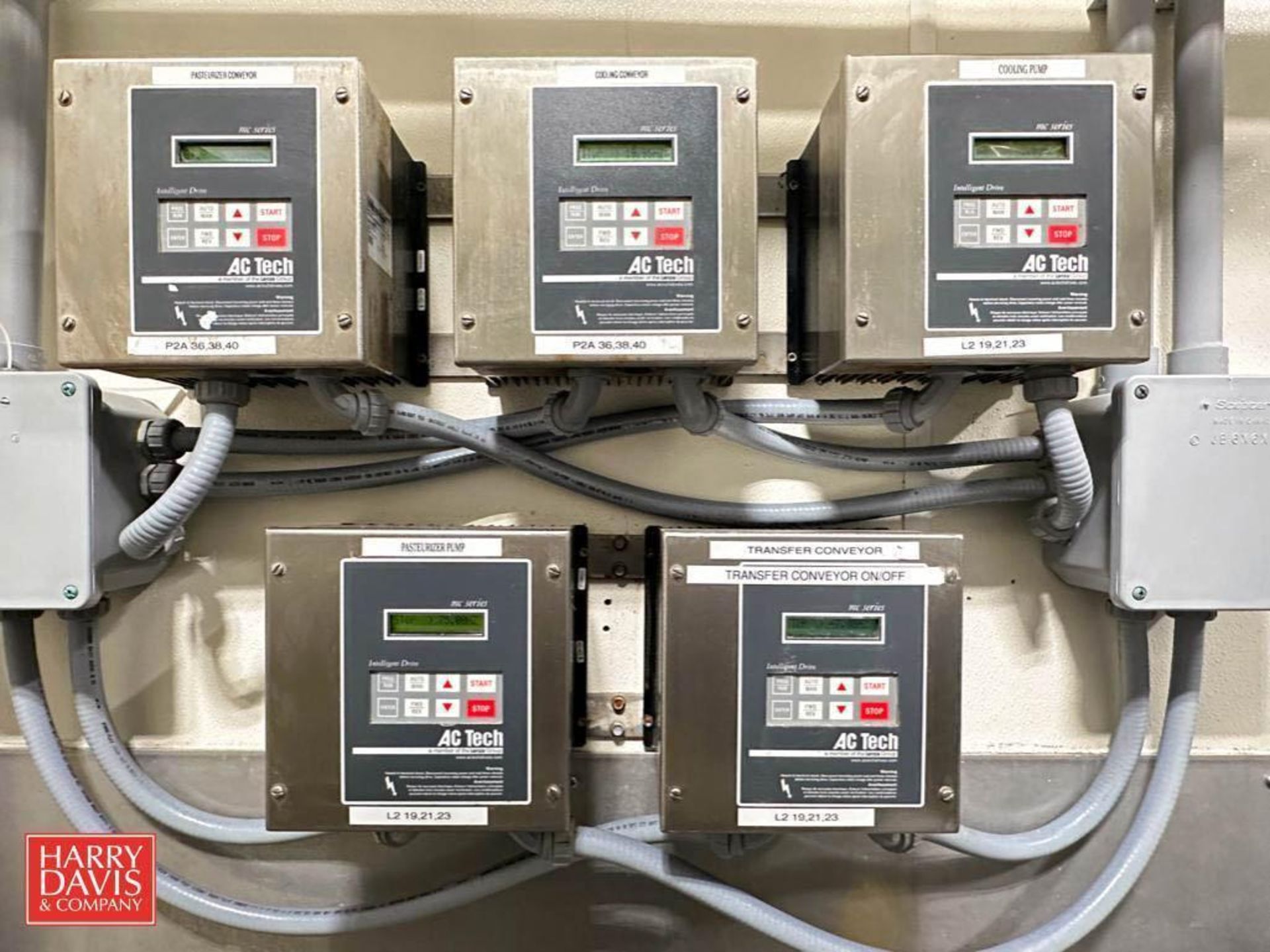 AC Tech Variable-Frequency Drives: (5) 5 HP and (2) 3 HP - Rigging Fee: $250