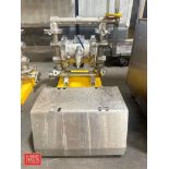 S/S Diaphragm Pump: Mounted on Poly Bases (S/S Base Included) - Rigging Fee: $150