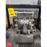 S/S Diaphragm Pump with Muffler: Mounted on S/S Base - Rigging Fee: $125