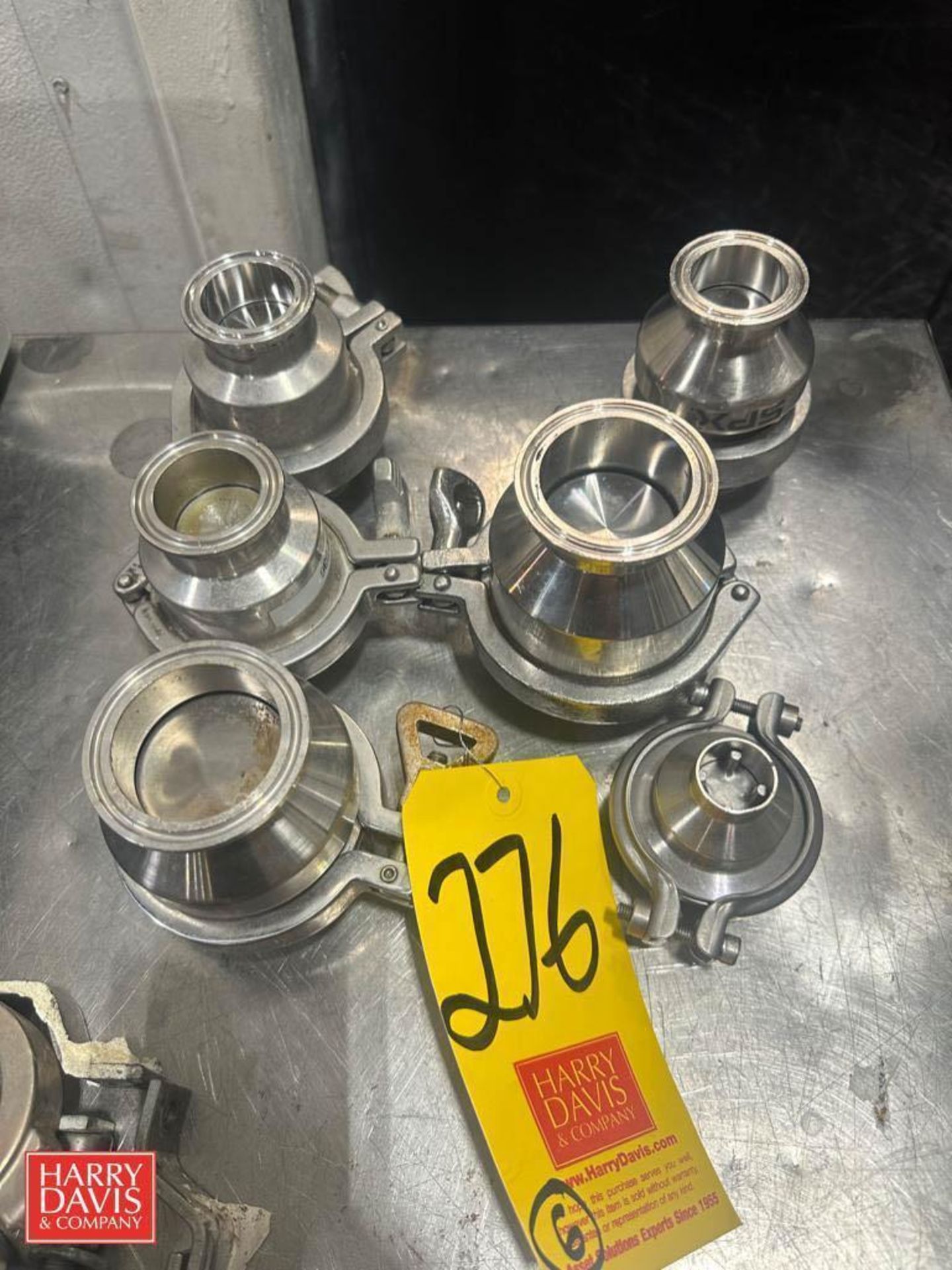 S/S Check Valves, Including: SPX - Rigging Fee: $50