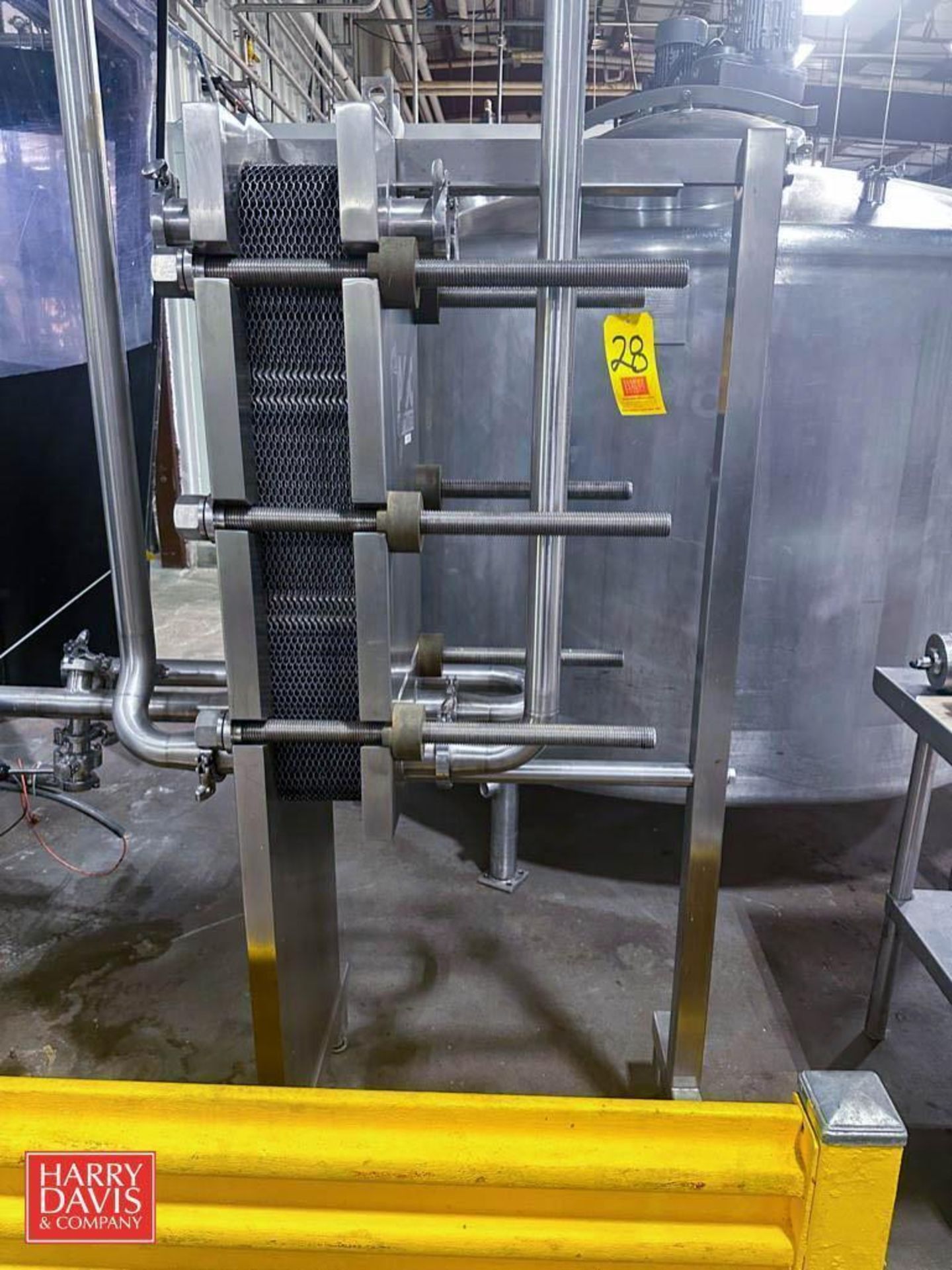 2016 AGC S/S Plate Heat Exchanger, Model: PRO2SH, S/N: 2015400 - Rigging Fee: $300