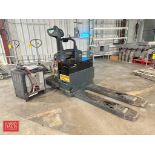 Jungheinrich Electric Pallet Jack, Model: ECR327 with 24 Volt Battery and Changer, S/N: 90222180