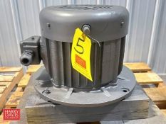 Breddo 15 HP 1,765 RPM Likwifier Motor, Model: WB0154FXI-5, S/N: X31755-01 (Rebuilt)