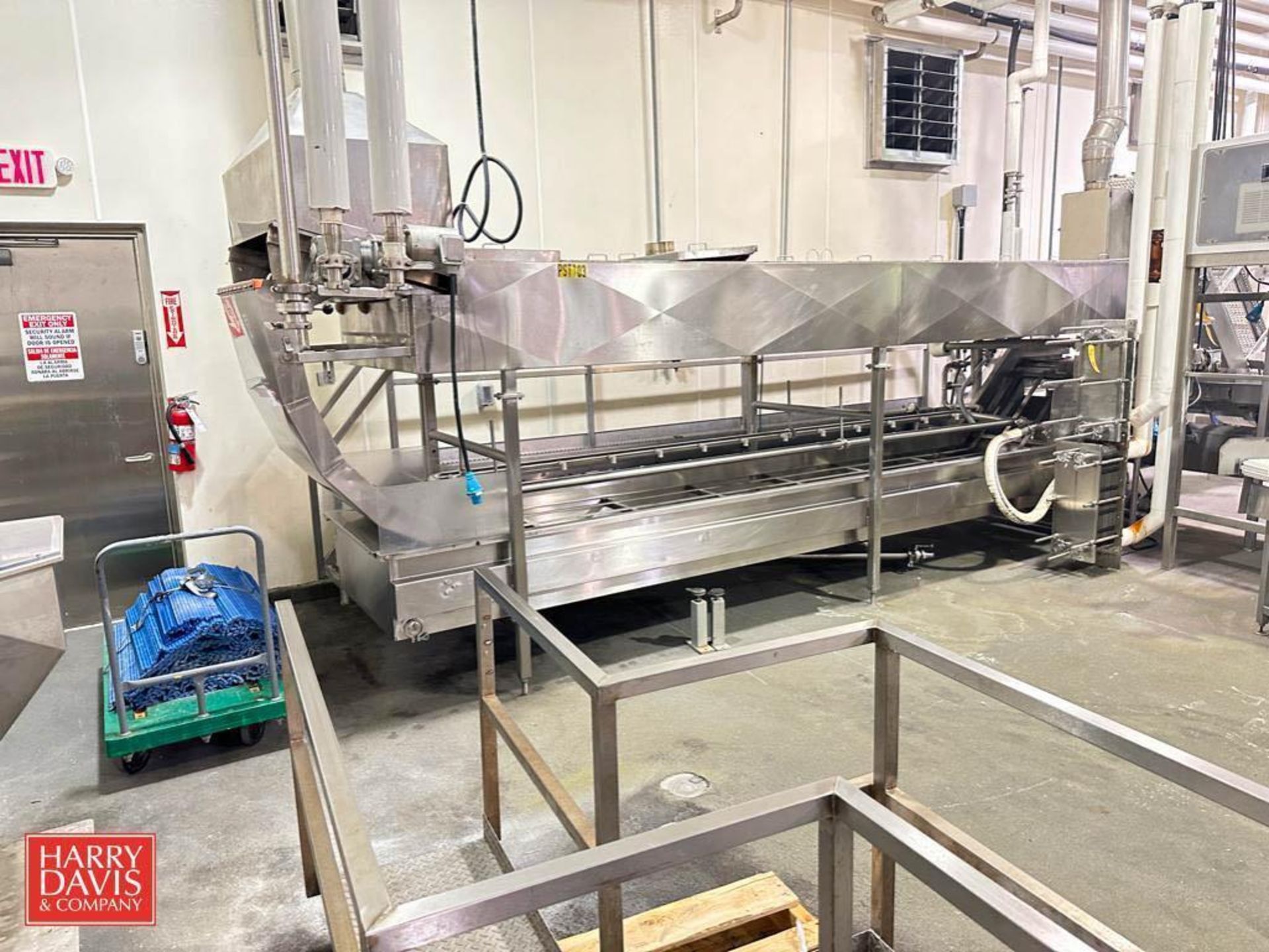 BULK BID (Lot 94-98): Pasteurizing Tunnel System, Including: S/S Pasteurizing and Cooling Tunnel