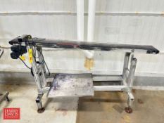 Dorner Portable Power Belt Conveyor: 6’ Length with Drive and Incline - Rigging Fee: $200