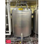 2004 Walker 600 Gallon Dome-Top S/S Tank, Model: PZ, S/N: SPG-45959-1 with Vertical Agitation and