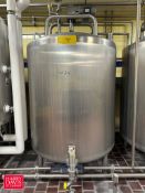2004 Walker 600 Gallon Dome-Top S/S Tank, Model: PZ, S/N: SPG-45959-1 with Vertical Agitation and