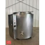 Groen 40 Gallon Jacketed S/S Kettle, Model EE-40, S/N 879D - Rigging Fee: $250