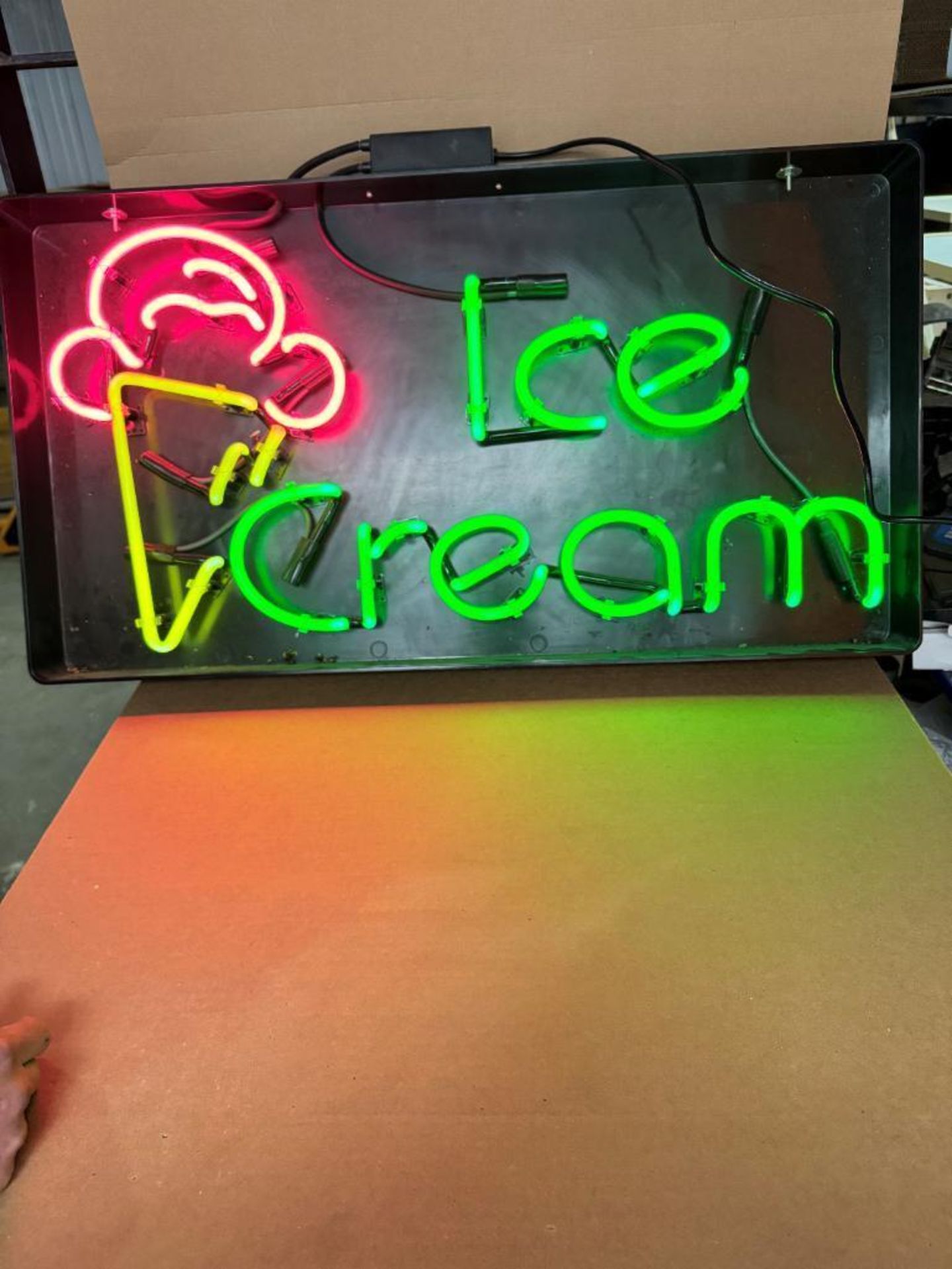 Assorted 'Ice Cream' Neon Signs (Location: St. Ignace, MI) - Rigging Fee: FREE - Image 4 of 7