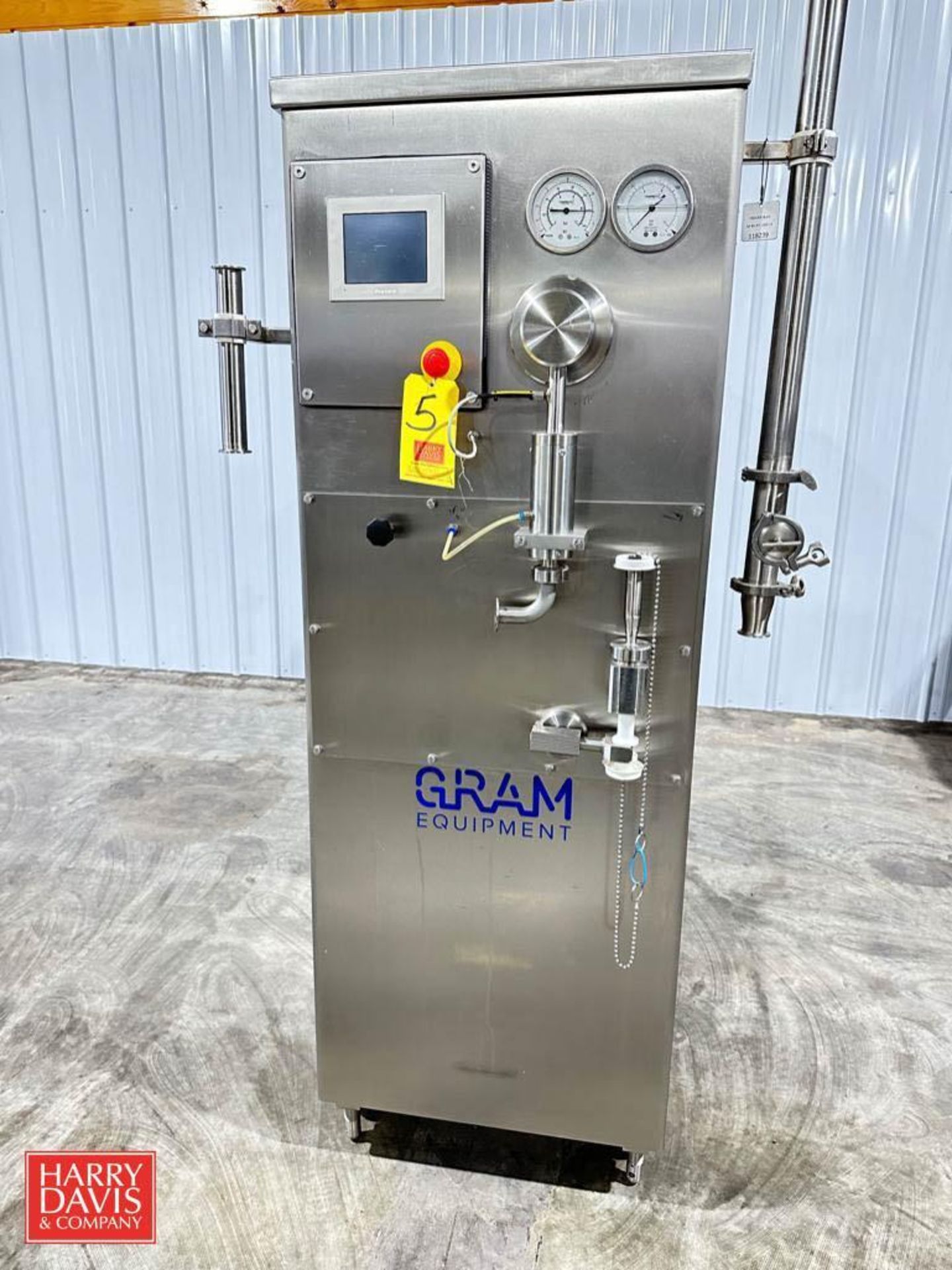 2018 Gram S/S Ice Cream Freezer, Model: MF50, S/N: 84-071-1035-13 with Bitzer R404 Compressor