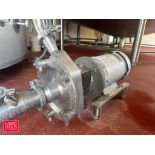 Fristam Centrifugal Pump, Model: FPX1741-205, S/N: FPX17410604113 with Baldor 5 HP 1,750 RPM Motor