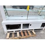 Glass Front Display Case: 95" Length (Location: St. Ignace, MI) - Rigging Fee: $150