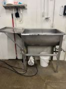 S/S COP Trough 2' with Centrifugal Pump - Rigging Fee: $250