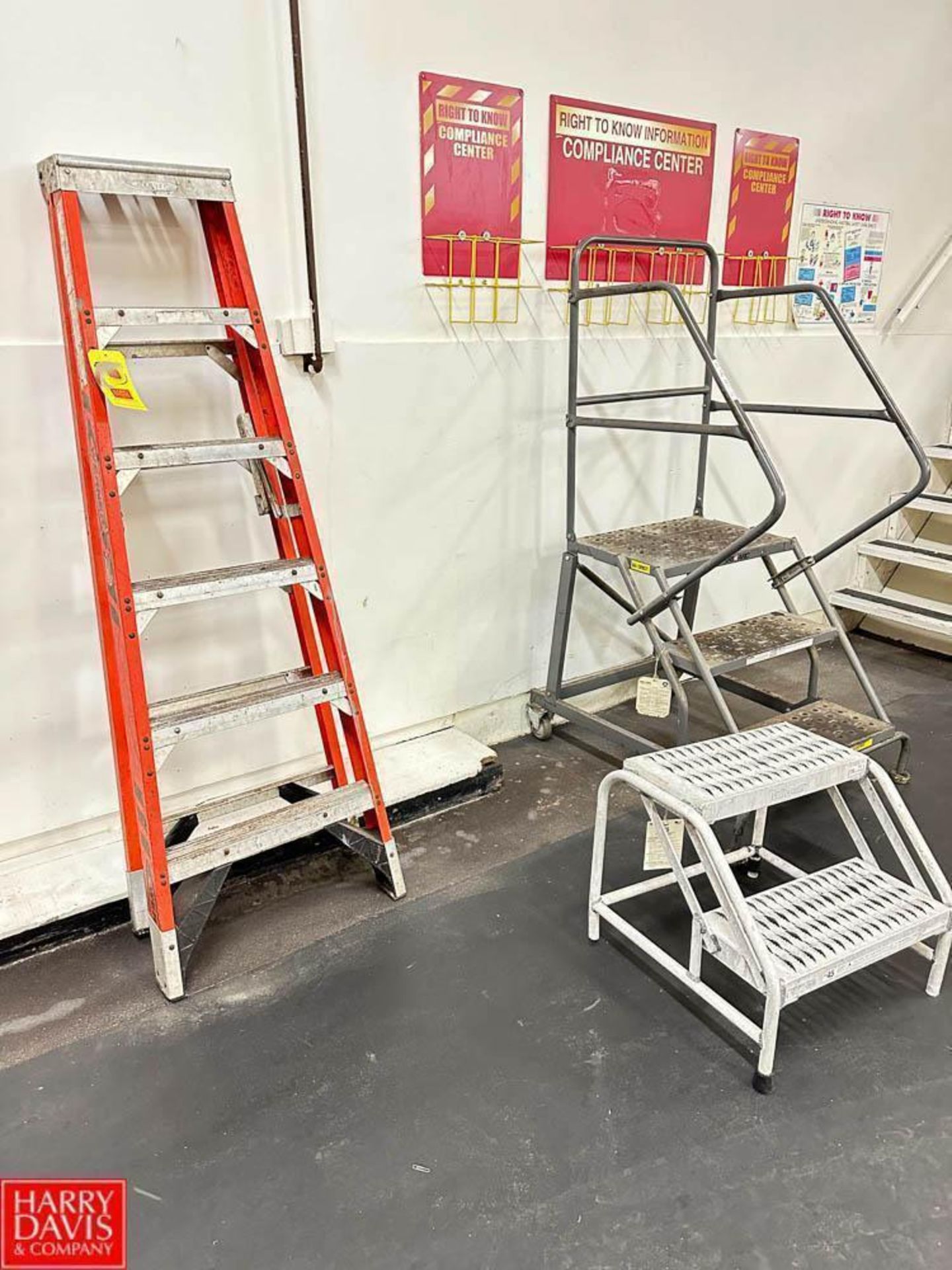 Werner 6' Ladder and Tri-Arc Portable Stairs - Rigging Fee: $125