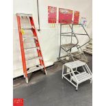Werner 6' Ladder and Tri-Arc Portable Stairs - Rigging Fee: $125
