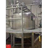 1,000 Gallon S/S Tank with Vertical Sweep Agitation