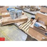 Assorted Duct Fittings, Ceiling Tiles, Brackets and Fittings - Rigging Fee: $50