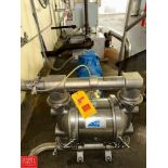 Graco S/S Diaphragm Pump with Motor - Rigging Fee: $125