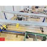 Portable Roller Conveyor Sections: 118" x 10" and 8' x 9.5" - Rigging Fee: $200