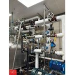 60'+ S/S Piping and Assorted Steam Valves (Flow Meters Not Included) - Rigging Fee: $2,000