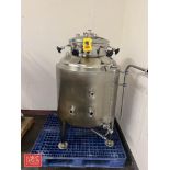 80 Gallon Jacketed High Pressure S/S Tank with Spray Ball - Rigging Fee: $75