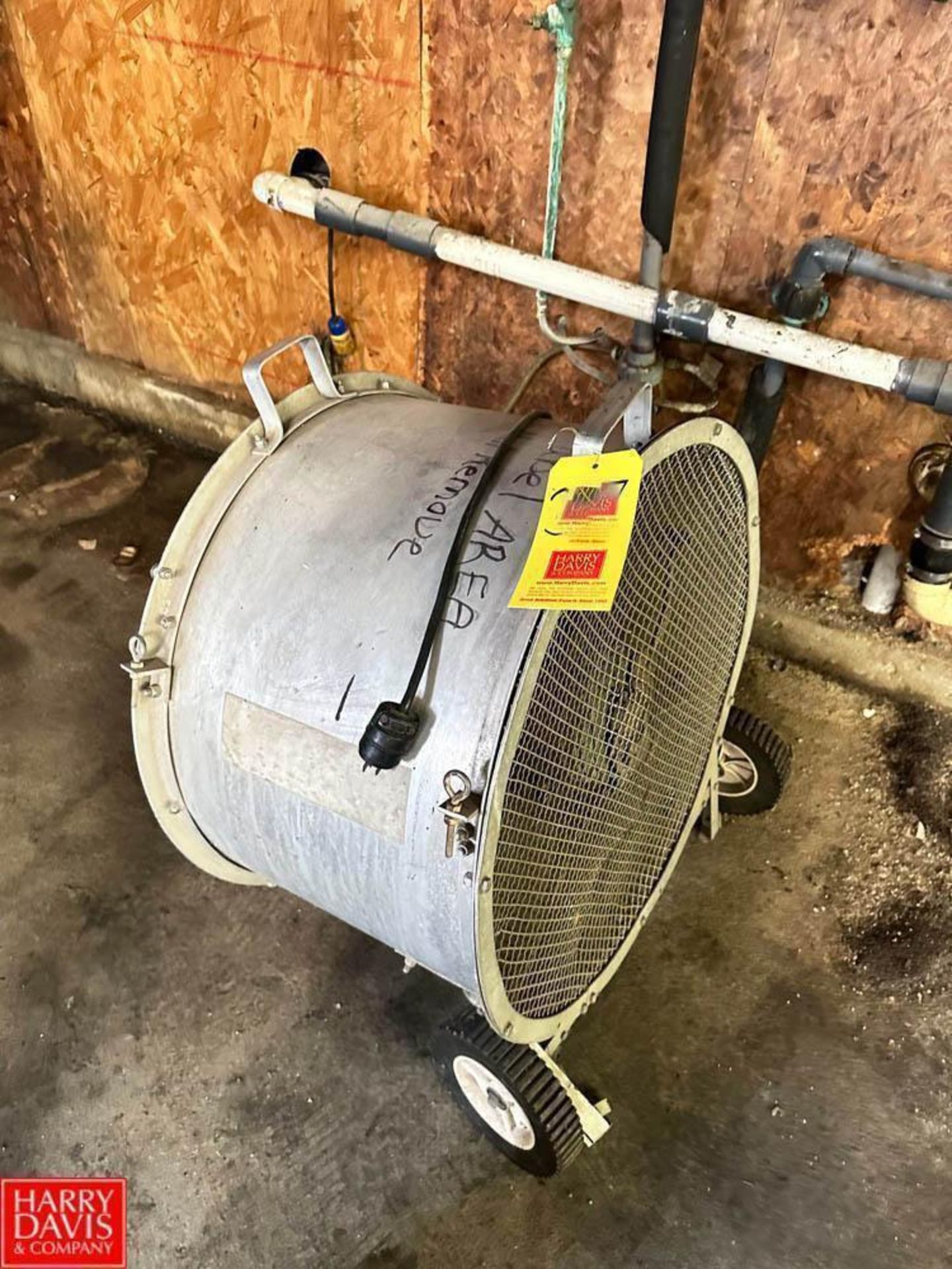 Real Air Mover Portable Fan, Model: II025, S/N: 10245 - Rigging Fee: $75