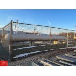 Chain Link Fence: 30' x 70' x 8' with Gate - Rigging Fee: $600