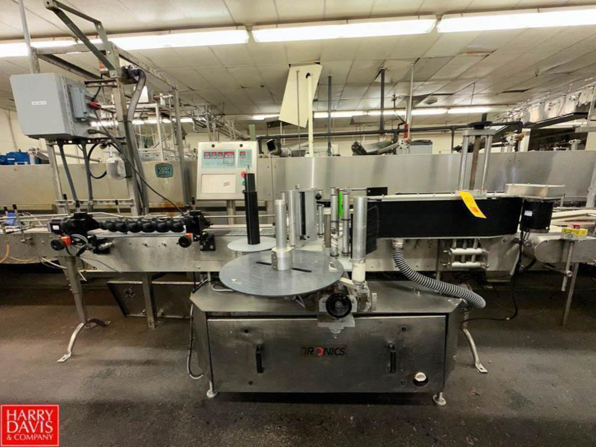 Tronics S/S Frame Labeler - Rigging Fee: $1,220