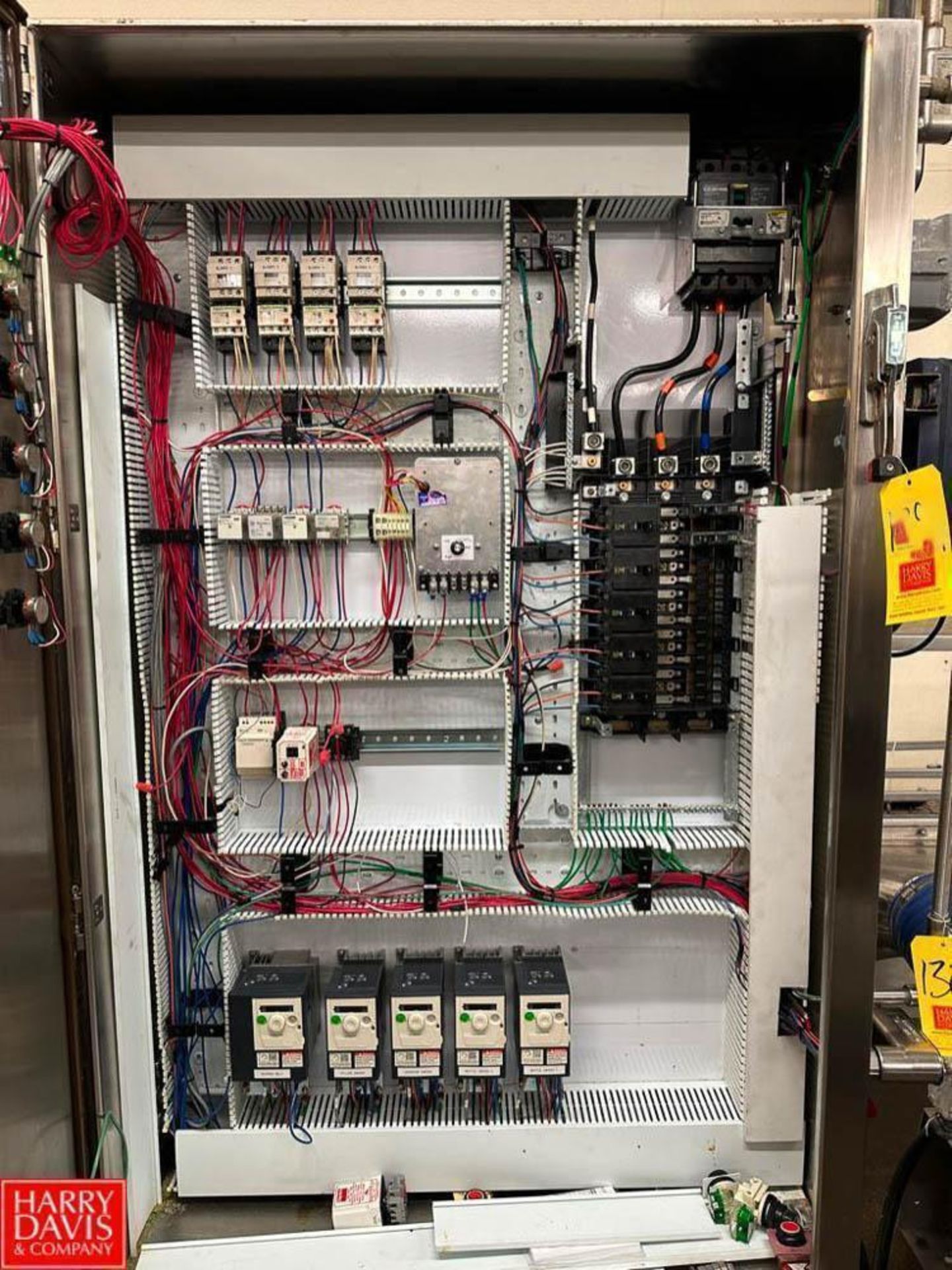 (5) Schneider Electric Variable-Frequency Drives, Circuit Breakers, Relays and S/S Enclosure