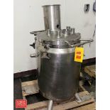 Lee Industries 22 Gallon Jacketed High Pressure S/S Tank, Model: 100 LBD, S/N: B8522A5 with Spray