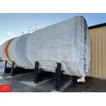 10,000 Gallon Steel Horizontal Tank on Steel Frame (Subject to Seller's Confirmation)