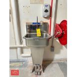 Sani-Lav S/S Hard Sink with Foot Controls, Guardian Emergency Eye Wash Station and Hand Soap and Pap